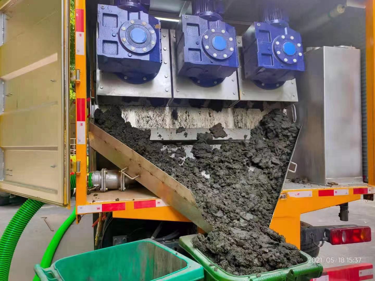 献县化粪池清掏城市维护站-泥浆净化干湿分离处理